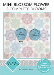 Mini Blossom Flowers - 2 Piece Acrylic templates