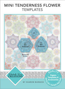 Haberdashery: Mini Tenderness Flowers - 3 Piece Acrylic templates