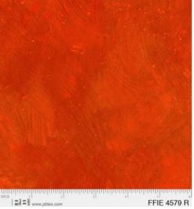 End Of Bolts: Feathered Fiesta ~ Orange Red~80cm end of bolt