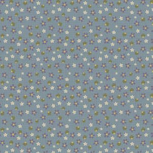 Lynette Anderson ~ Good Boy and Kitty ~ Happy Flowers ~Denim Blue