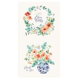 Bloom Wildly ~ panel~ light cream