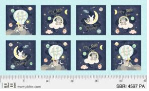 Star Bright Panel~Blue Background