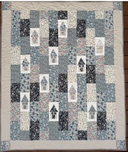 Fig 'n' Berry Creations~ Little Liberty Houses~pattern & Fabric/thread kit