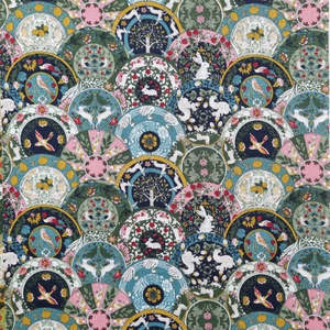 Woodland Friends: Muko~ Plates~ Green/Blue