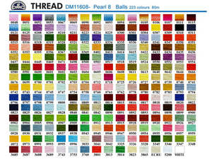 Dmc: DMC Pearl 8 Balls 80m~ Thread DM11608