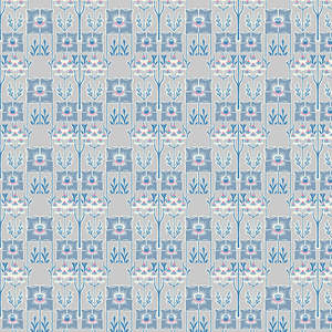 Liberty ~ The Deco Dance Collection ~Nouveau Blue