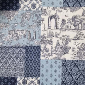 Woodland Friends: Kuro~ Blue Collage