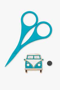 DMC ~ Needle minder & Scissor set~ Blue