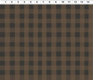 A Dog's Life~buffalo plaid~dark caramel