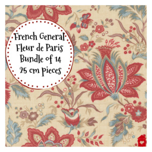 French General~ Fleur de Paris~  Bundle of 14 ~ 25 cm pieces