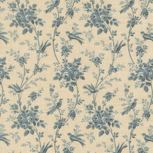 Woodland Friends: French General~ Fleur de Paris~  Oiseaux ~ Pearl/French Blue
