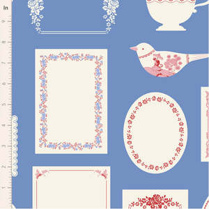 Woodland Friends: Tilda~ "Something Blue"~ Labels & ornaments ~ Blue