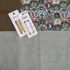 Baxter’s Inspiration Bag 5 ~ Japanese fabric with Sashiko Preprinted Stitcheri&hellip;