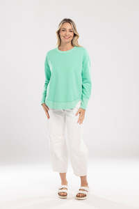 Moss Sale: Ena Sweat Green