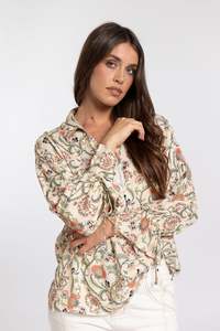 Mi Moso Ss26: Mae Top -  paisley