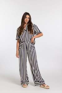 Mi Moso Ss26: Evelyn Blouse - Stripe