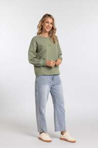Moss Ss26: Mila Sweat - Khaki