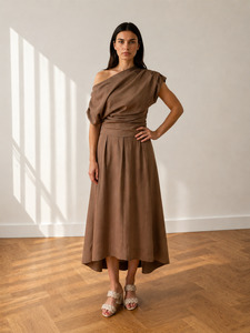 ANNA SKIRT CACAO