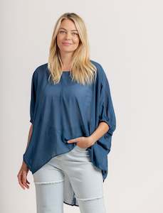 Tops: Sphere Top Blue