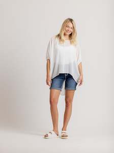 Tops: Sphere Top White