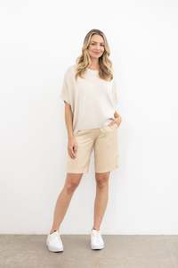Summer Indent: Ella Summer knit - Champagne