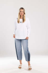 Summer Indent Mi Moso 1: Double denim jean