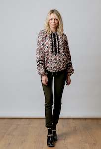 Moss Sale: INDIANA TOP BRICK FLORAL