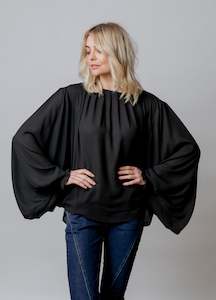 Moss Sale: SUFFOLK BLOUSE BLACK