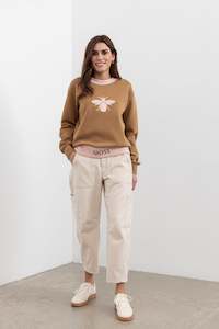 Moss Lexie  pant oat
