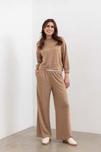 Moss Winter 26 Indent: Shelby Turtle neck jumper - forest clay