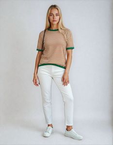 Mimoso Aw23: Toffee Stripe knit