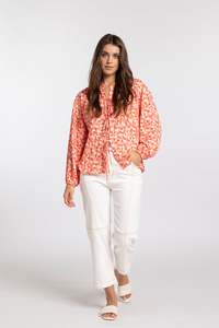 Mi Moso Ss26: Tie Top - Red