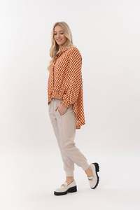 Rae Shirt - Contrast print