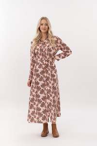 Mi Moso Summer Ss25: Libby Dress - Blush Baroque