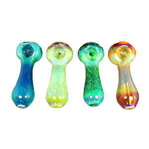 Top 10 Headshop: Glass Spoons - Inside frit (Blue Moon, Mystery Adventurine, Exp Green or Amber Purple)