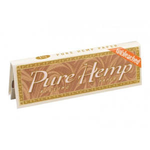 Rolling Papers: Pure Hemp Unbleached 1 1/4 Size Rolling Papers