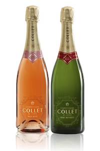 Products: Collet Champagne Art Deco Brut and Rose Pack - Mineral