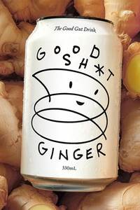 Good Sh t Ginger Pre + Probiotic Soda 12 cans (3 x 4 Pack) - Mineral