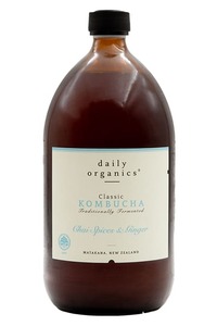 Daily Organics Kombucha - Chai Spices & Ginger (6x1000ml) - Mineral