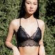 Eyelash Lace Softcup Bralette - minicami