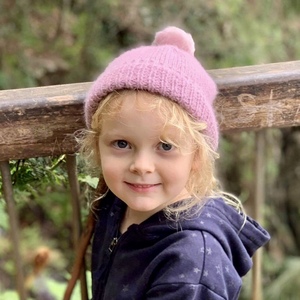 Products: Junior Alpaca Pompom Beanie - minicami