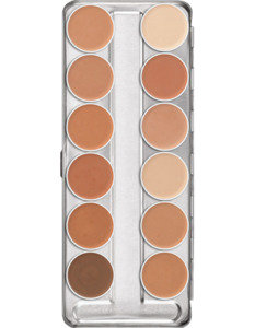 Kryolan Ultra Foundation Palettes 12 Colours