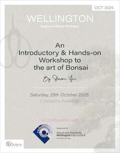 Beginners Bonsai Workshop | 25th October 2025