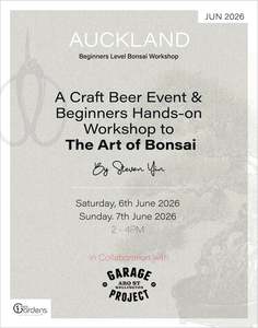 CRAFT BEER & BONSAI Beginners Workshop | 6th&7th Jun 2026