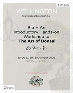 Sip & Bonsai Beginners Workshop | 5th Sep 2026