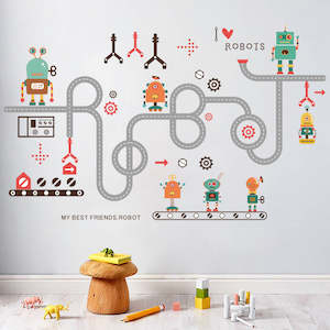 Wall Sticker: Robots Wall Sticker