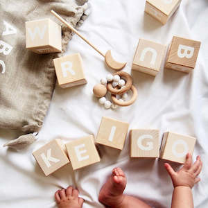 A Box of Wooden Blocks