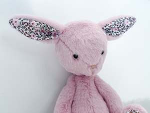 Minky Bunny in Dusty Pink