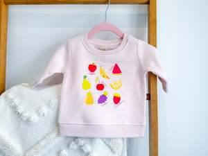Frontpage: Baby Sweatshirt – Fruit Friends