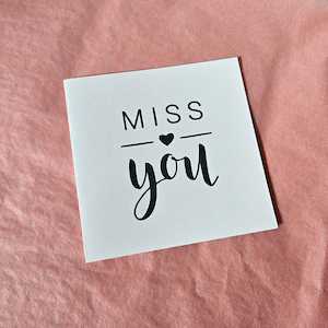 Add A Card: Miss You